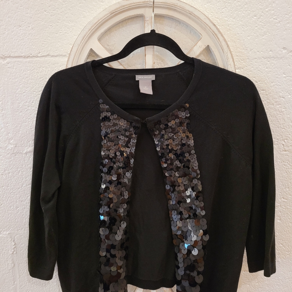Ann Taylor Black Cardigan